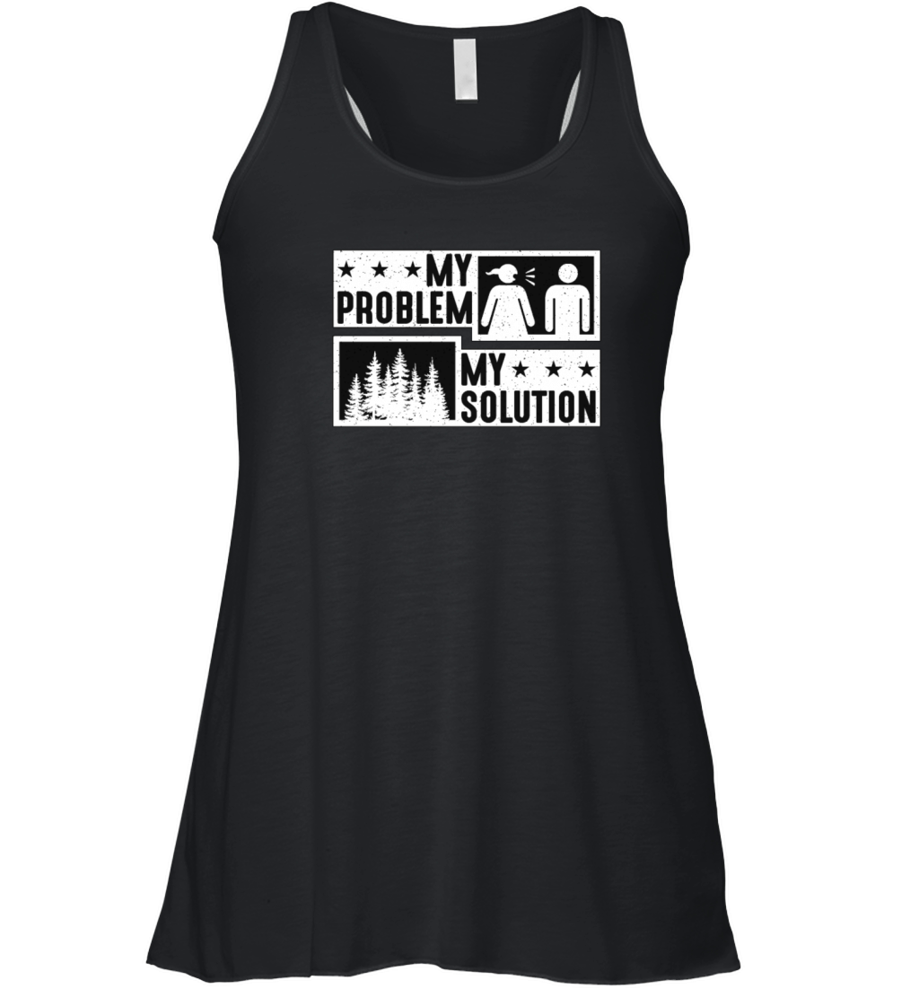 Tree Surgeon My Problem My Pictogram Dad Arborist Women's Flowy Tank Top