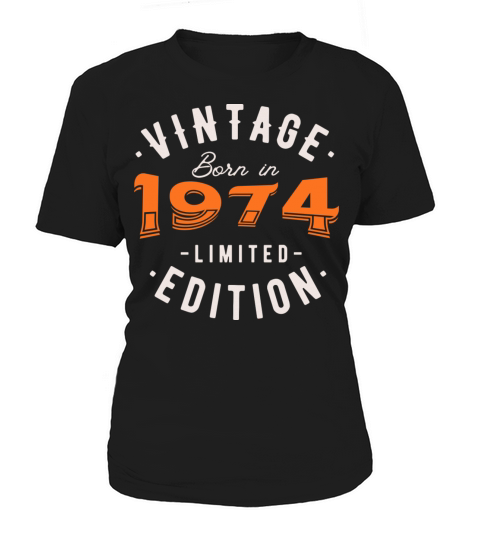 Vintage Born in 1974 - Retro Vibes Women's T-Shirt