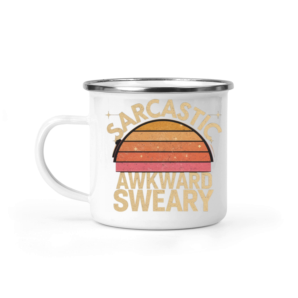 Sarcastic Awkward Sweary 6 Camping Mug