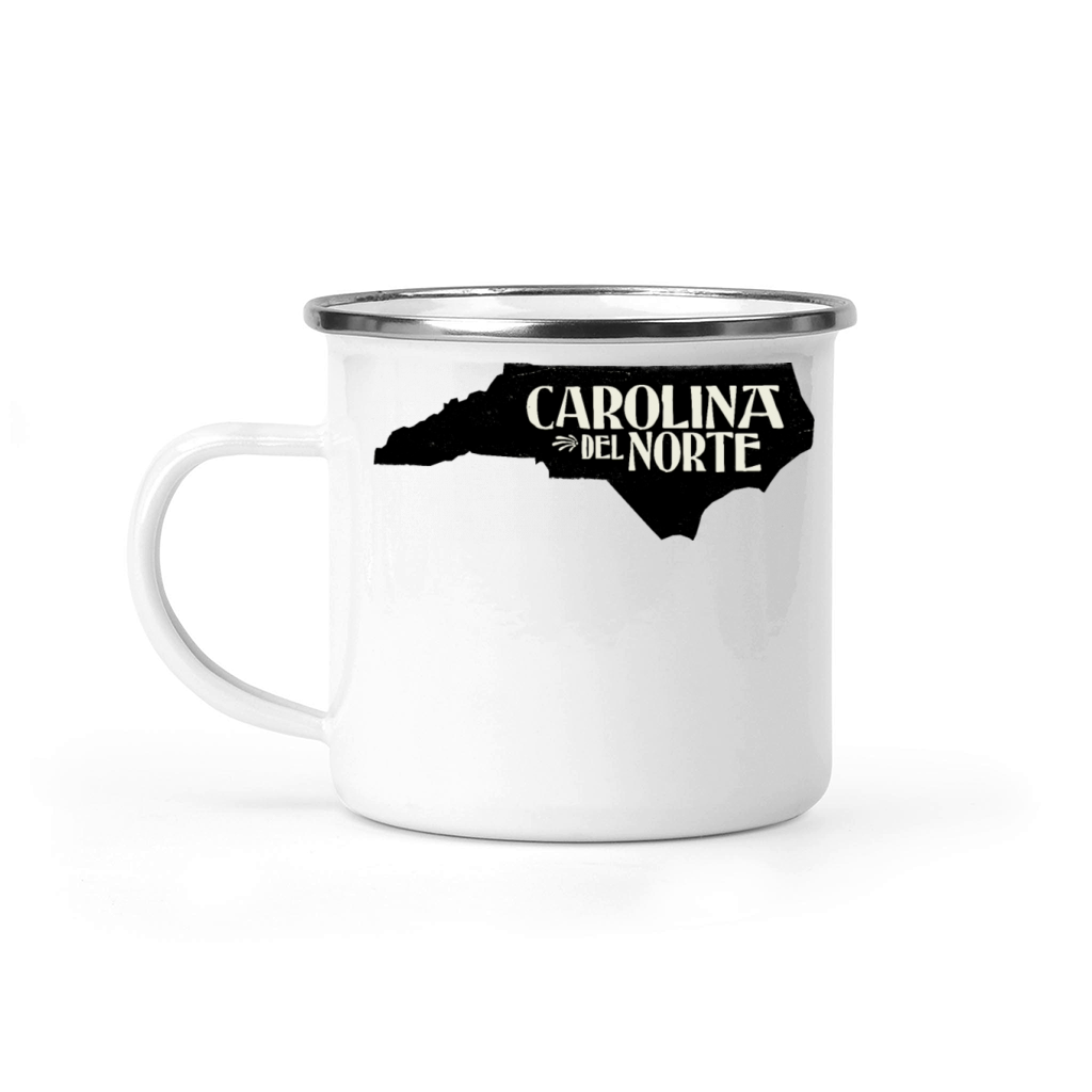 Vintage Spanish North Carolina Love Camping Mug
