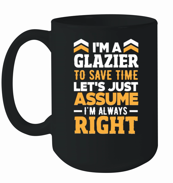 Funny Glazier Gift Ceramic Mug