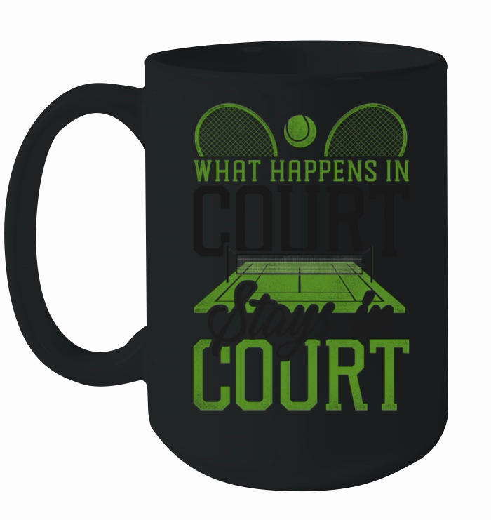 Funny Tennis Player Racket Tennis Ceramic Mug