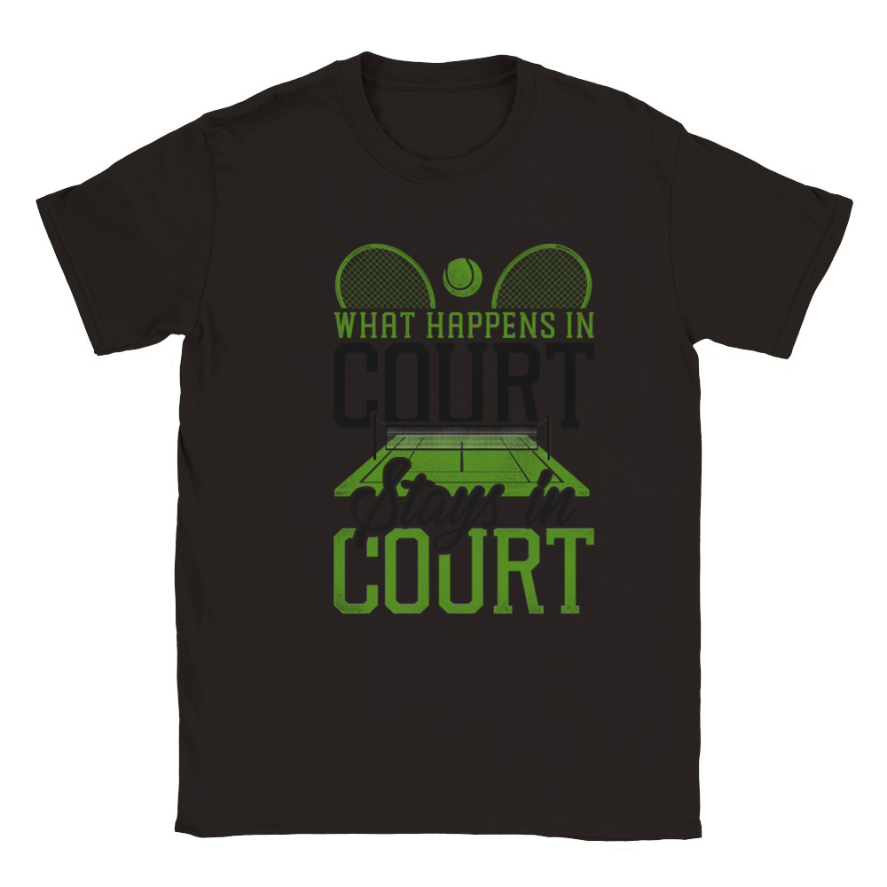 Funny Tennis Player Racket Tennis Classic Kids Crewneck T-shirt