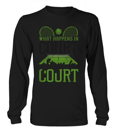 Funny Tennis Player Racket Tennis Long sleeved Unisex