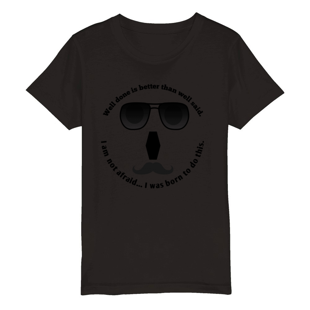 Achievement Quotes Organic Kids Crewneck T-shirt