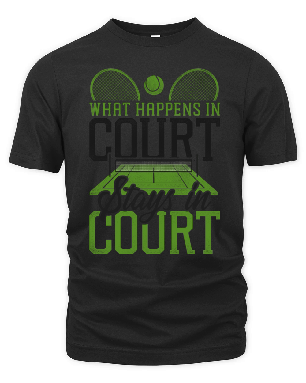 Funny Tennis Player Racket Tennis Organic Unisex T-shirt