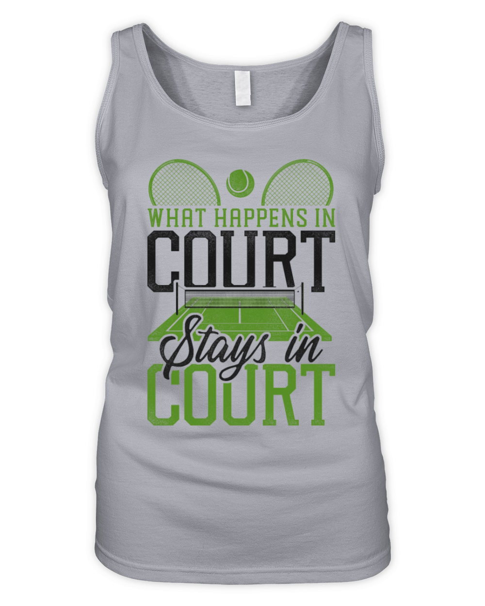 Funny Tennis Player Racket Tennis Organic Women's Tank Top