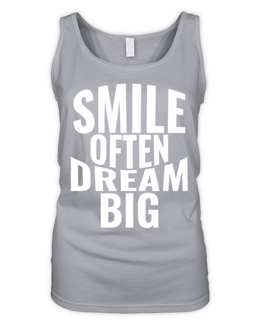 Smile often dream big Organic Women's Tank Top