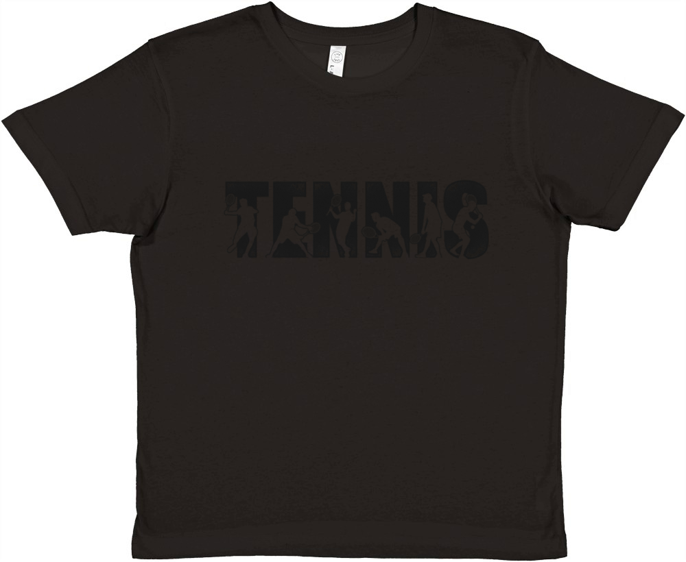 Funny Tennis Player Racket Tennis Premium Kids Crewneck T-shirt