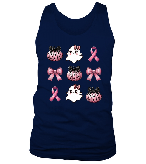 Breast Cancer Shirts Women Halloween In October Tank Top Unisex