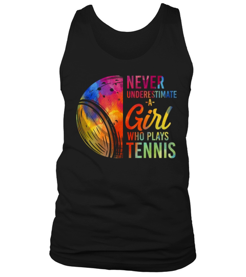 Funny Tennis Player Racket Tank Top Unisex