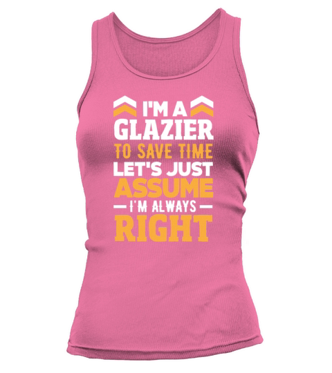 Funny Glazier Gift Tank top Woman