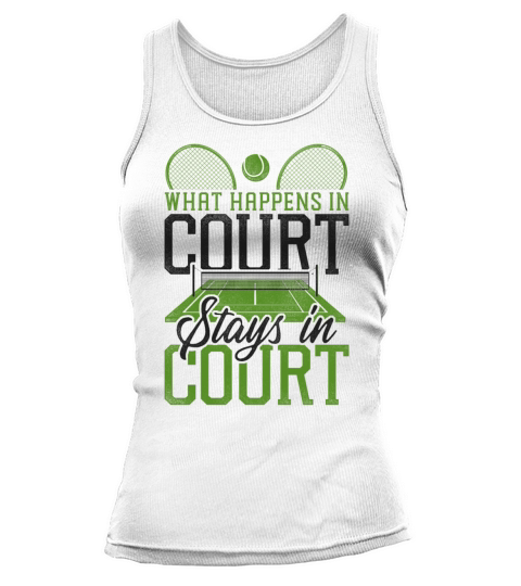 Funny Tennis Player Racket Tennis Tank top Woman