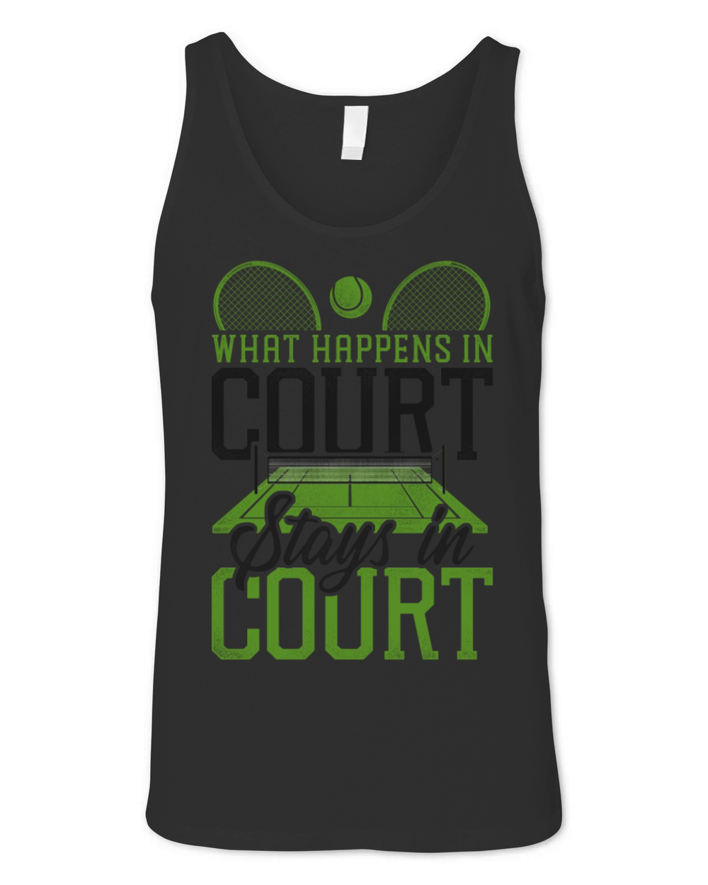 Funny Tennis Player Racket Tennis Unisex Jersey Tank
