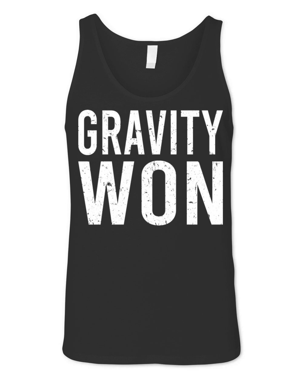 Vintage Gravity Won Funny Broken Arm Leg Bone Unisex Jersey Tank