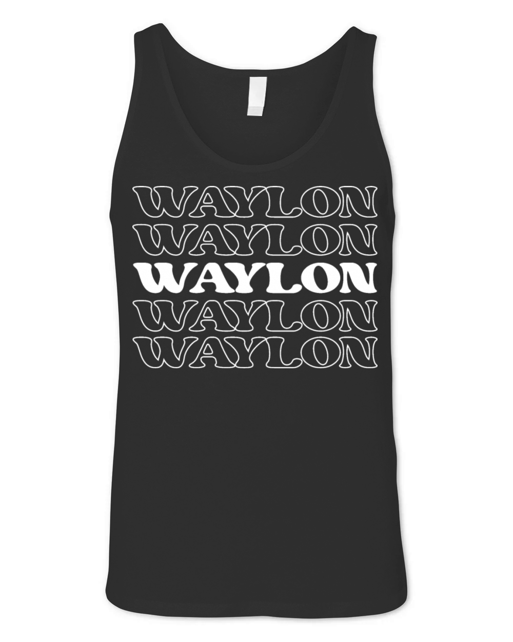 Waylon Name Personalized First Surname Unisex Jersey Tank