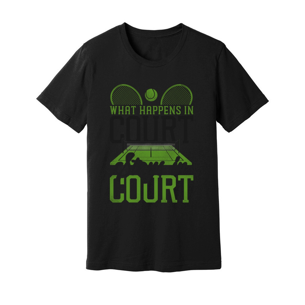 Funny Tennis Player Racket Tennis Unisex Jersey Tee