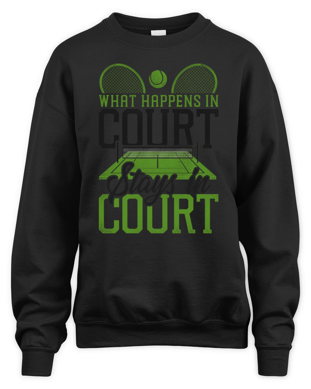 Funny Tennis Player Racket Tennis Unisex Premium Crewneck Sweatshirt