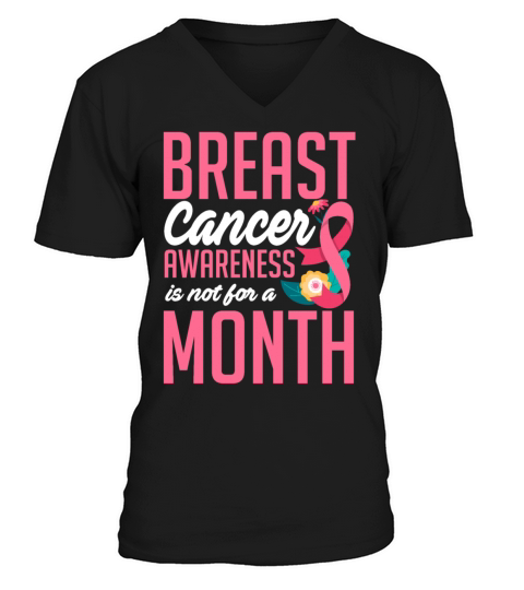 Breast Cancer Awareness V-Neck T-shirt
