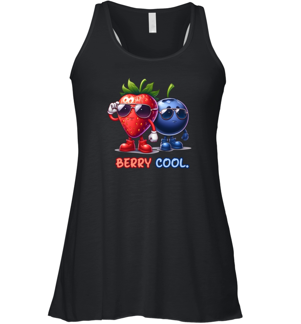 Berry Cool Women's Flowy Tank Top