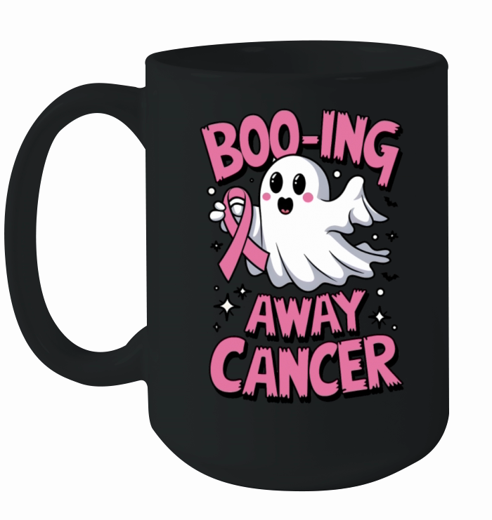 Booing Away Cancer Ceramic Mug