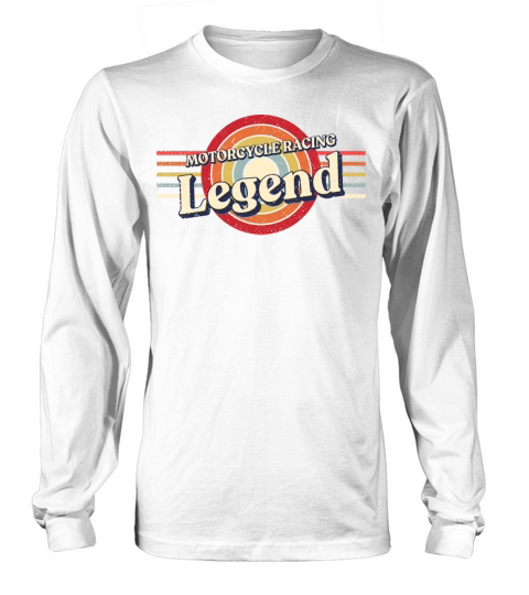 Motorcycle Racing Legend Motocross Funny Motorcycl Long sleeved Unisex