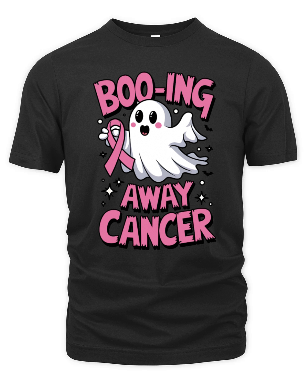 Booing Away Cancer Organic Unisex T-shirt