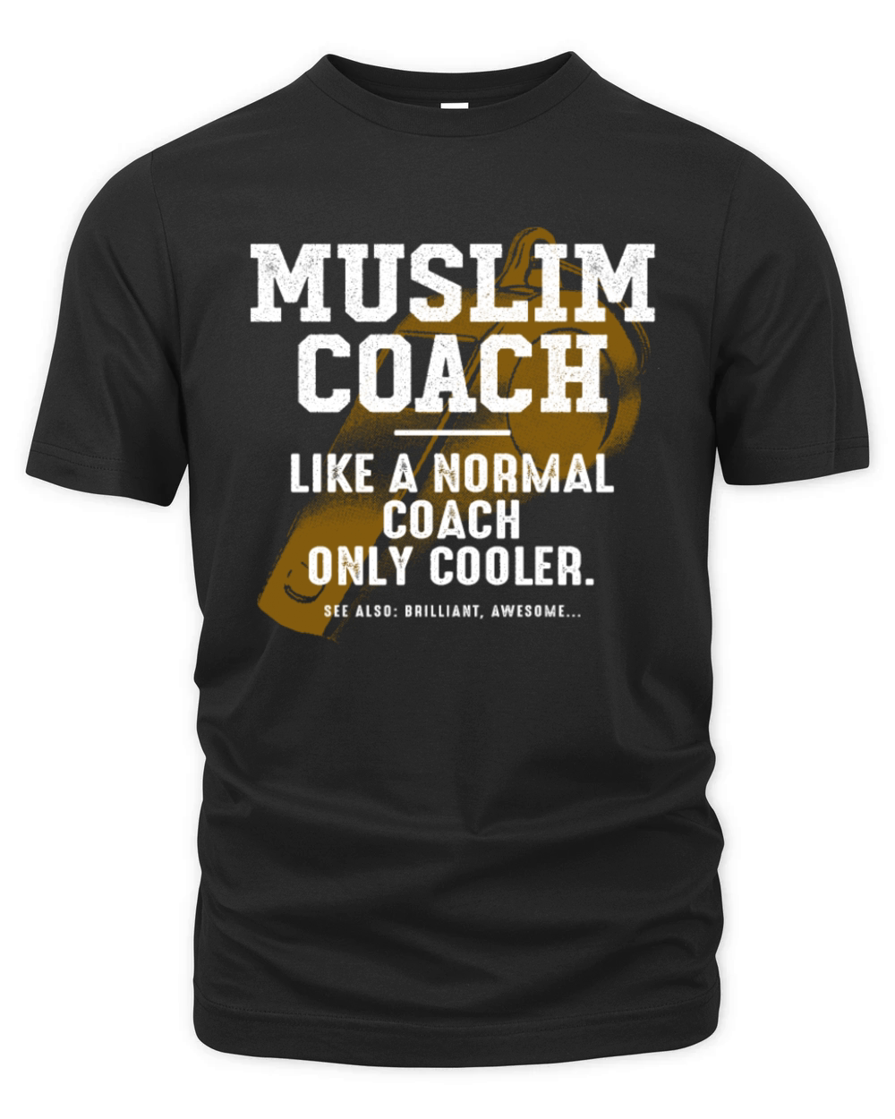 Muslim Coach Like a Normal Coach Islam Funny Organic Unisex T-shirt