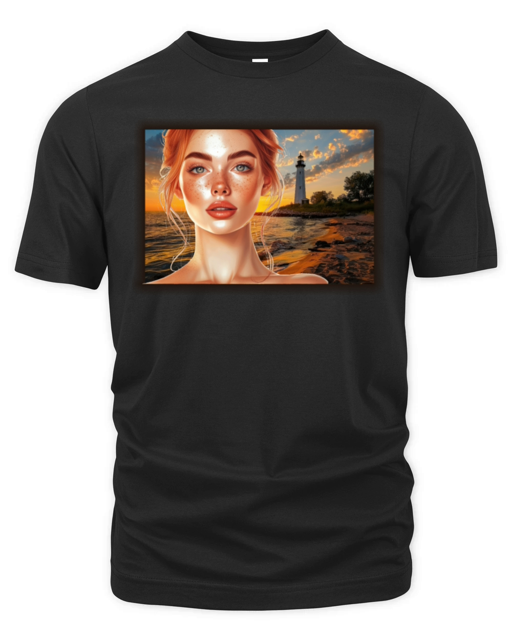 Sun Down Organic Unisex T-shirt