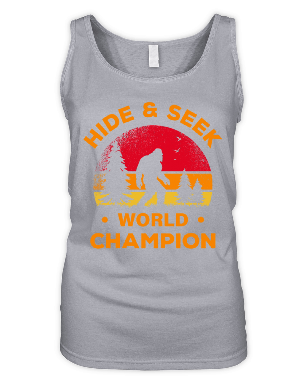 Bigfoot Hide And Seek World Champion Sasquatch Organic Women's Tank Top