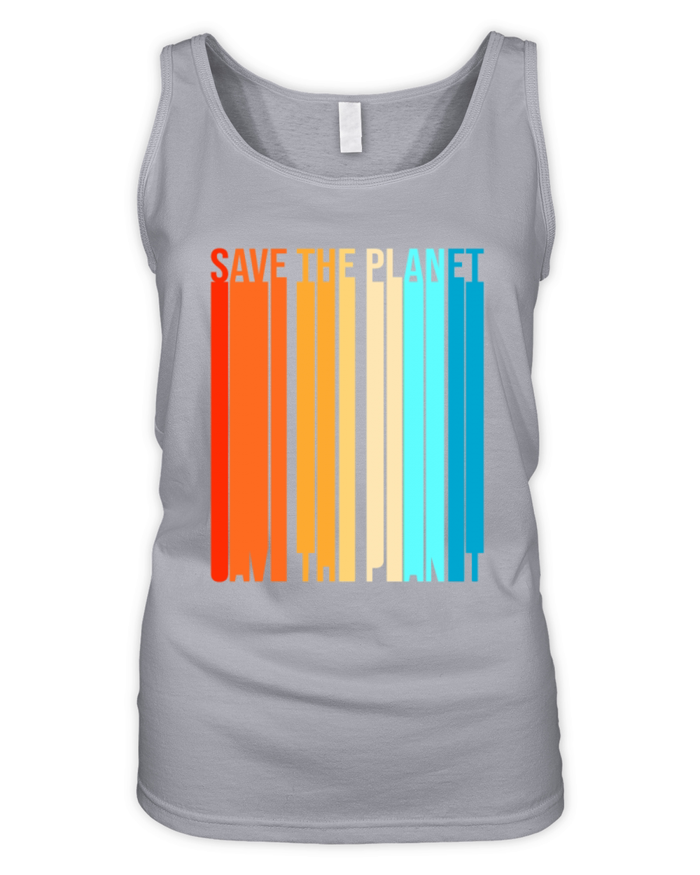 Retro Vintage Earth Day Save The Planet Organic Women's Tank Top