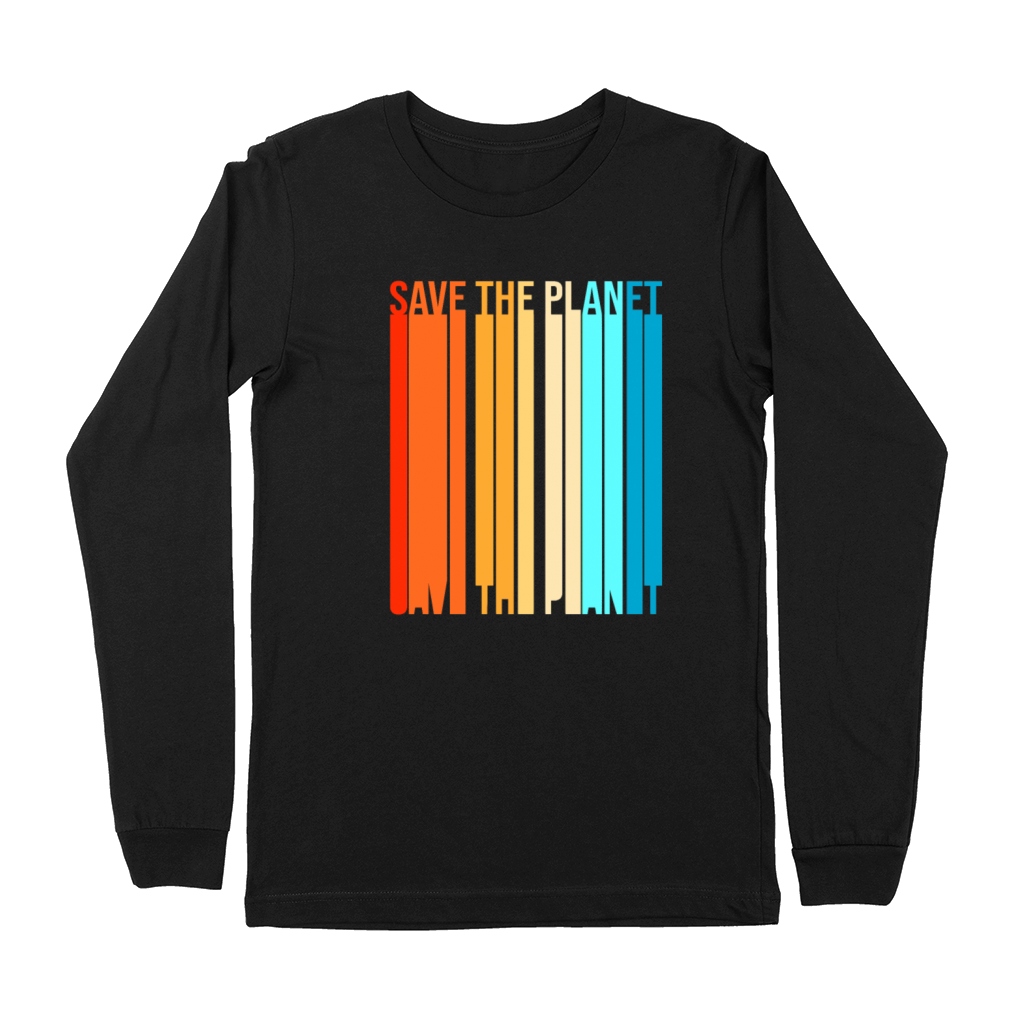 Retro Vintage Earth Day Save The Planet Premium Long Sleeve