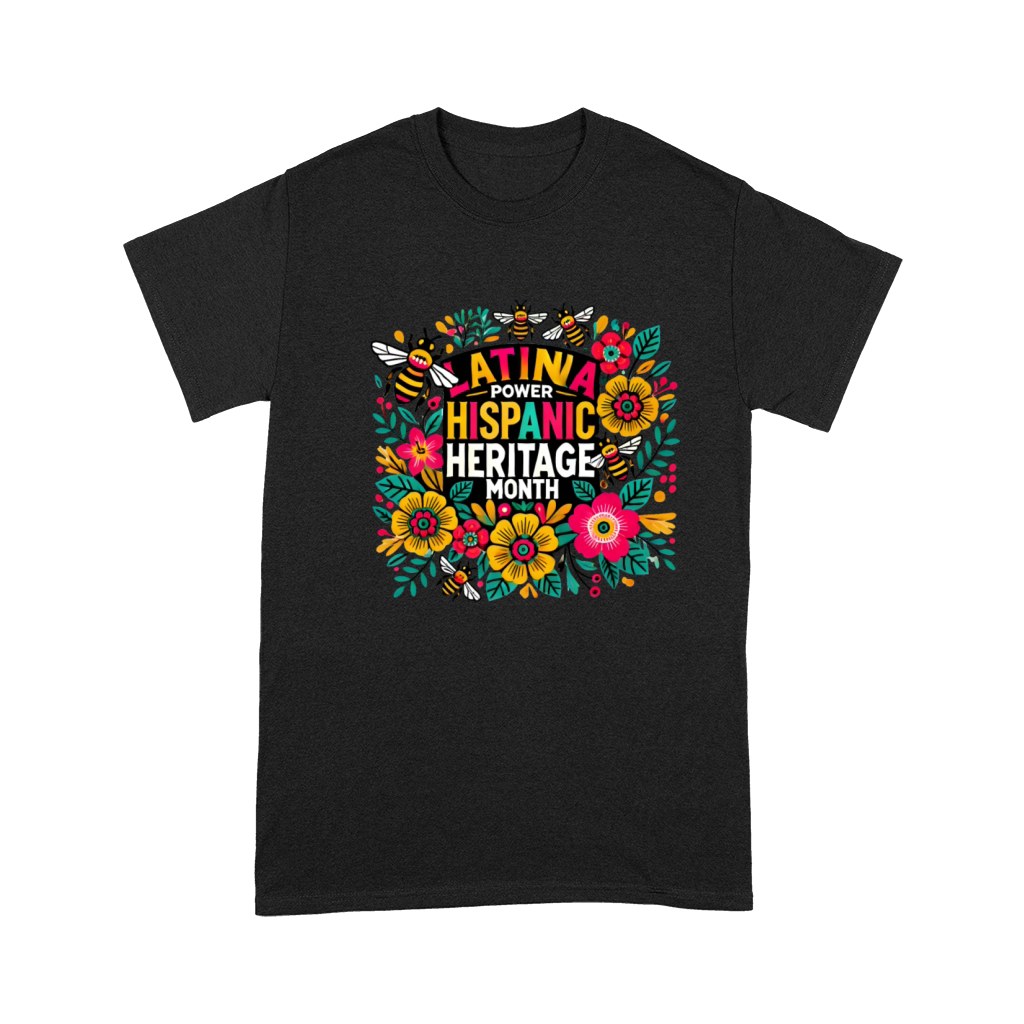 Latina floral girl power Hispanic Heritage month Premium T-shirt