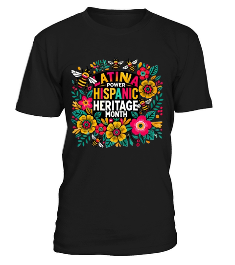 Latina floral girl power Hispanic Heritage month T-Shirt Unisex