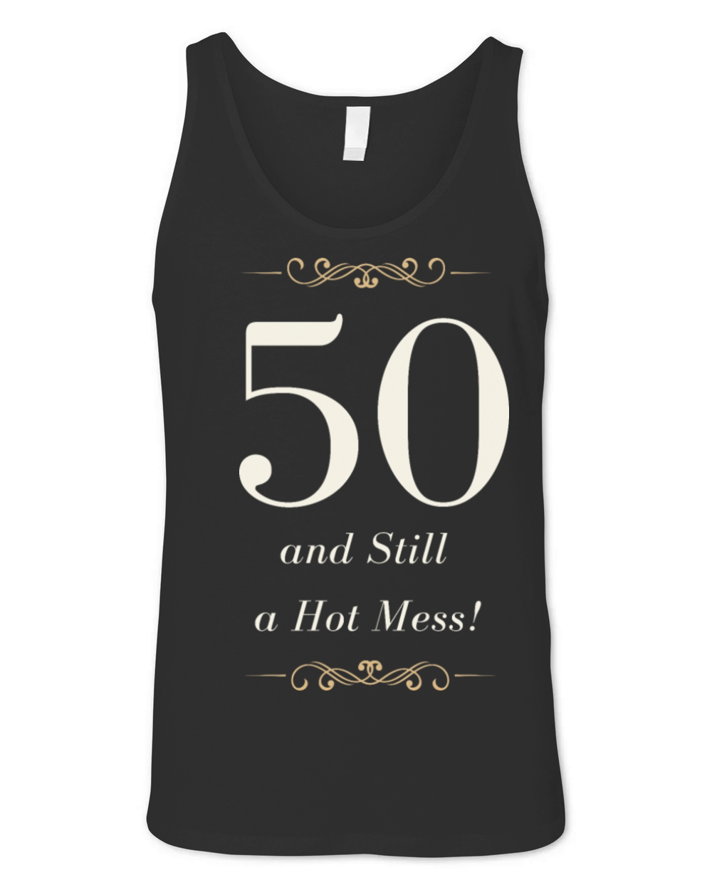 50th birthday shirts for women Unisex Jersey Tank