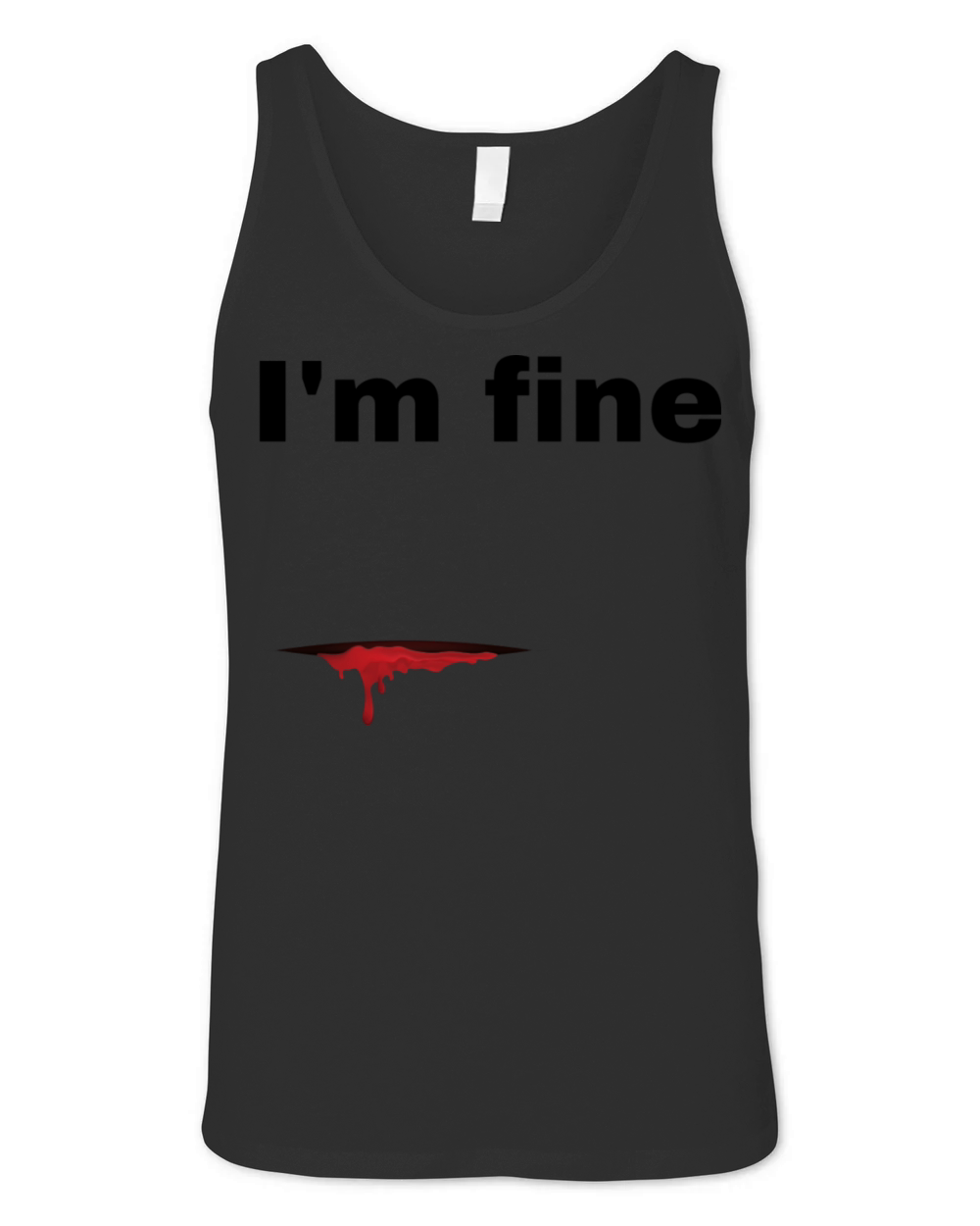 Im fine Unisex Jersey Tank
