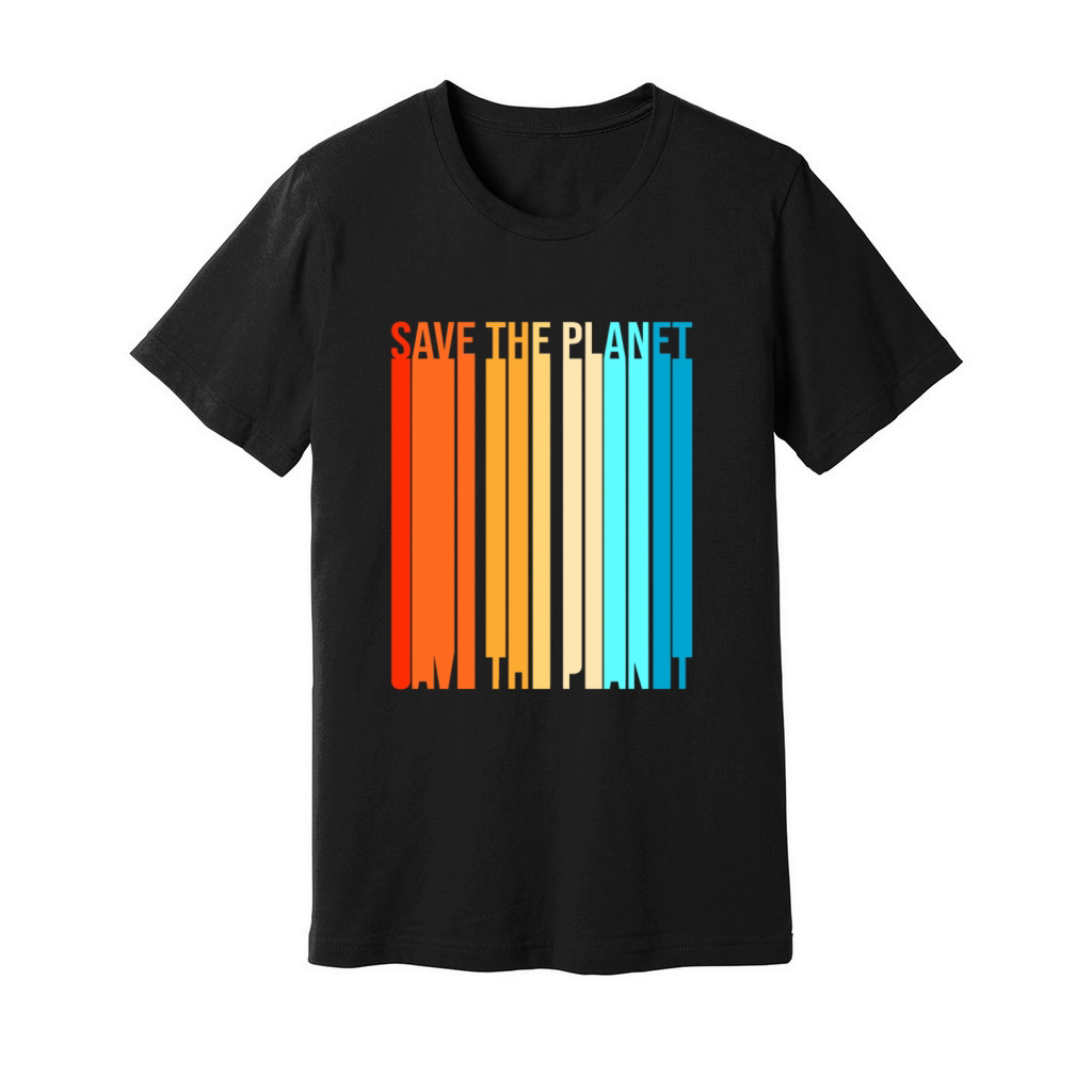 Retro Vintage Earth Day Save The Planet Unisex Jersey Tee
