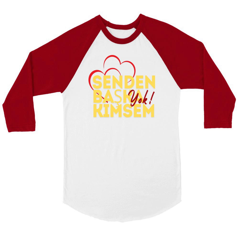 Love Clouds Unisex ¾ sleeve Raglan T-shirt