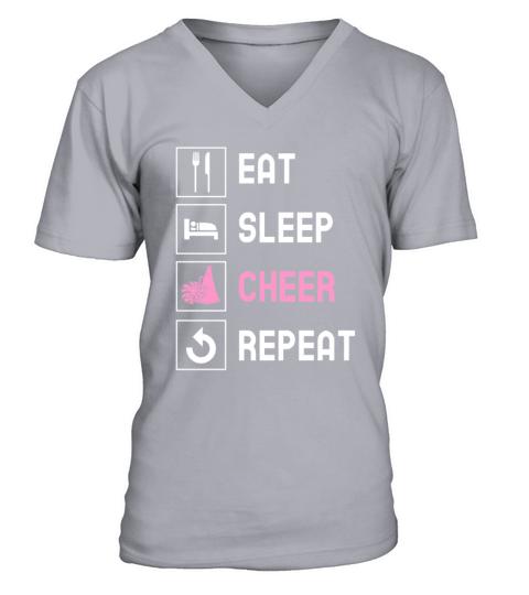Cheerleading Cheerleader Base Flyer V-Neck T-shirt