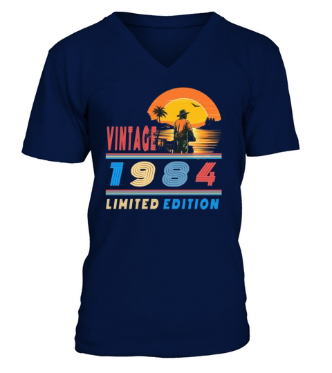 vintage 1984 limited edition V-Neck T-shirt