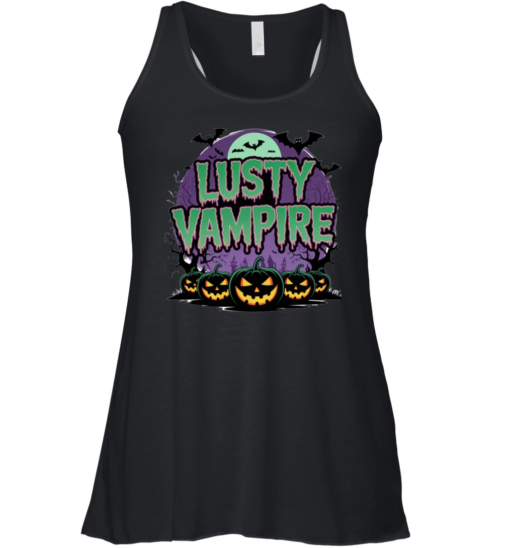 lusty vampire halloween Women's Flowy Tank Top