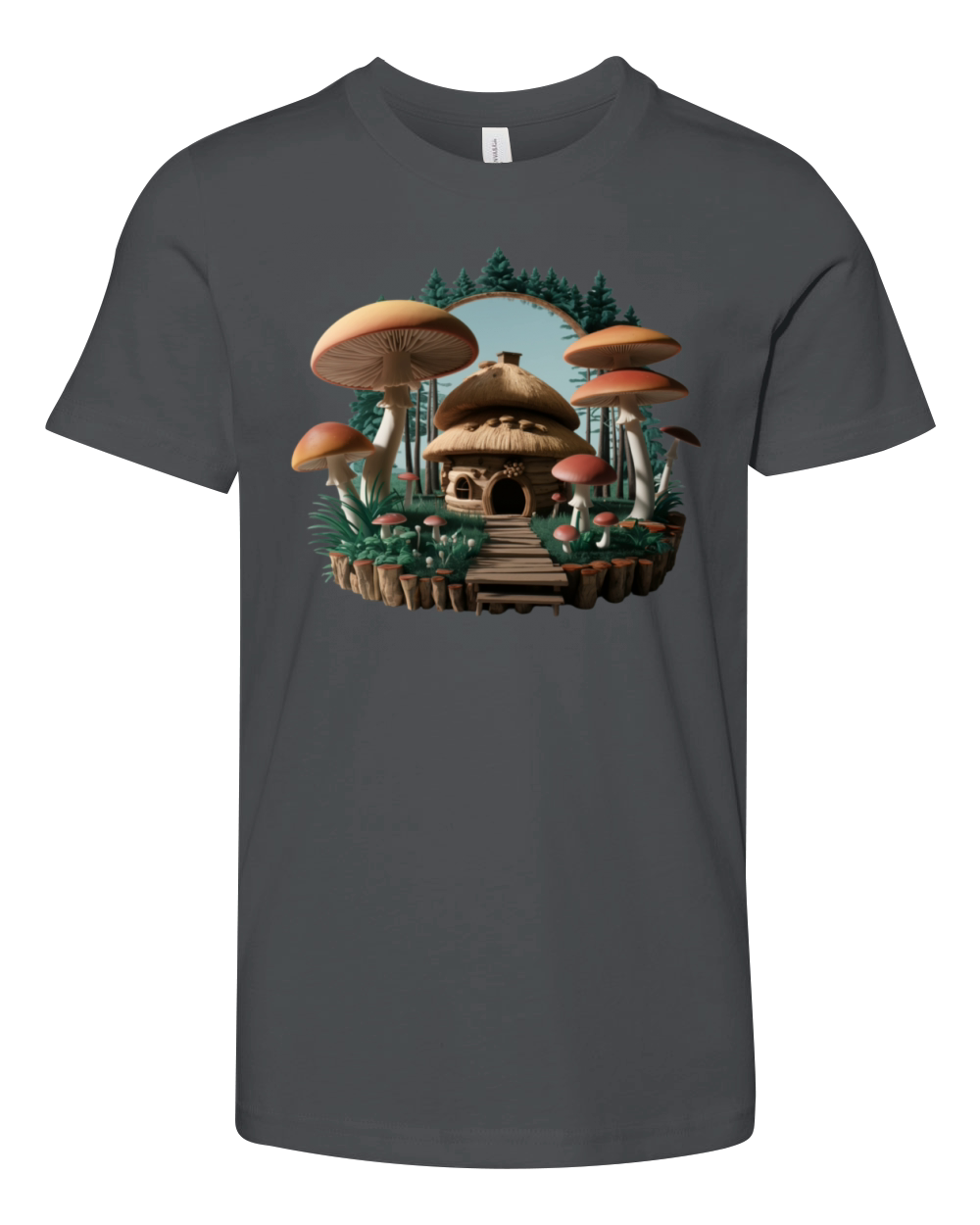 Mushroom cottagecore Youth Unisex Jersey Tee