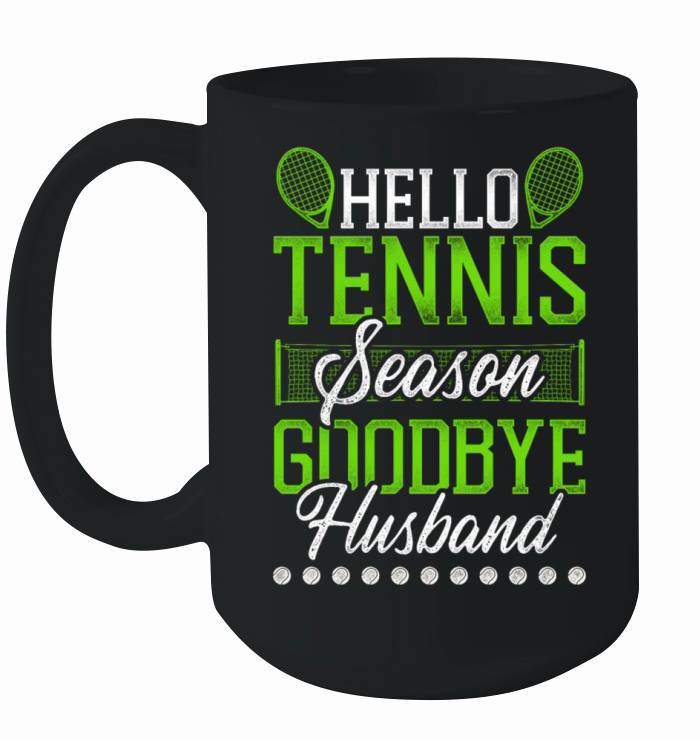 Funny Tennis Player Racket Husband Ceramic Mug