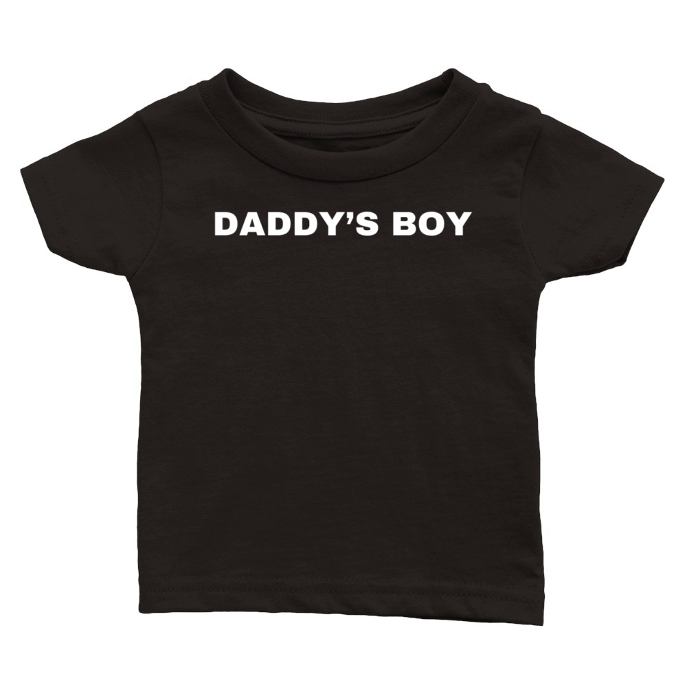 Daddys Boy Classic Baby Crewneck T-shirt