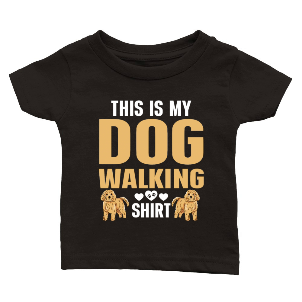 Dog Walker Professional Pet Sitter Dog Walking Classic Baby Crewneck T-shirt