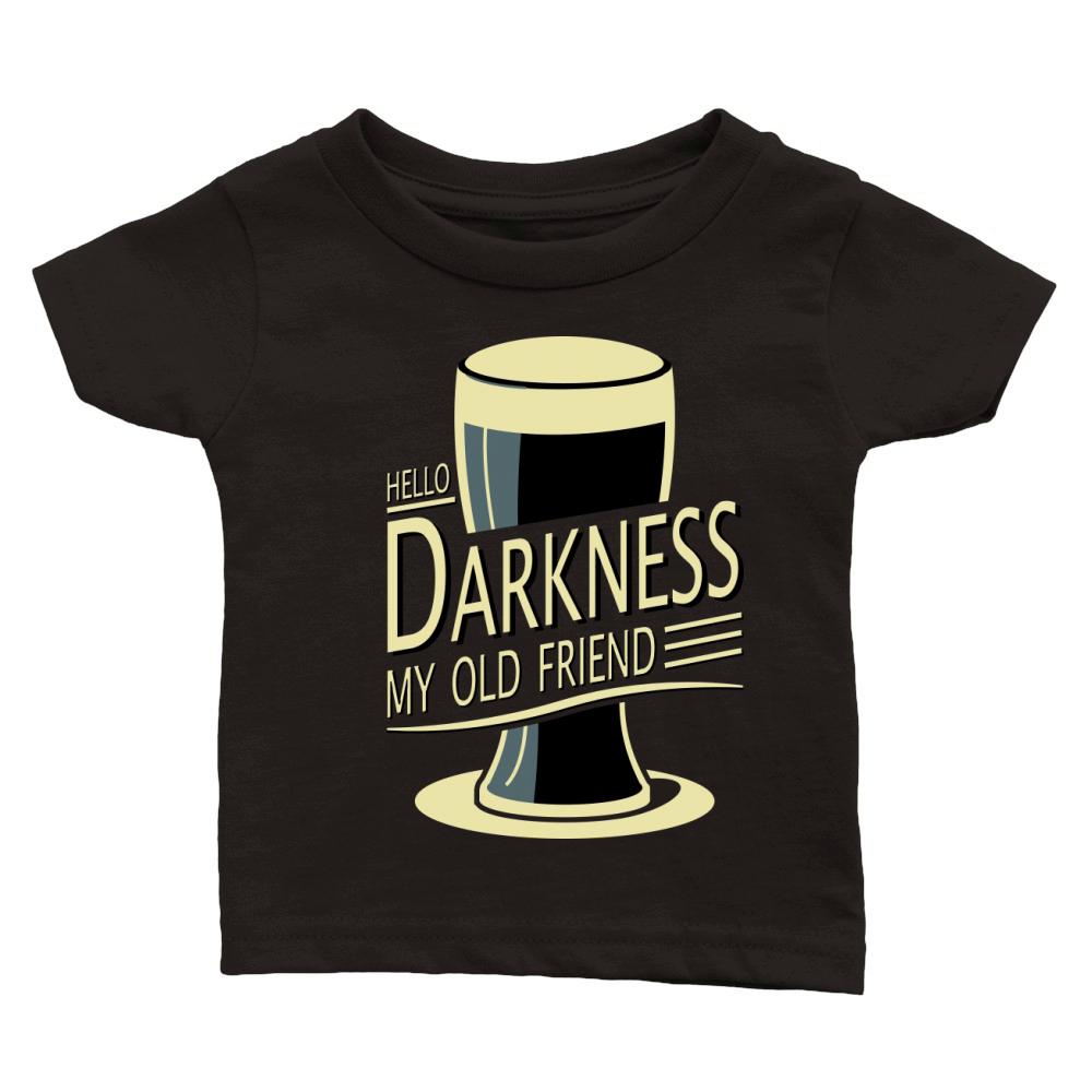 Hello Darkness My Old Friend Beer Classic Baby Crewneck T-shirt