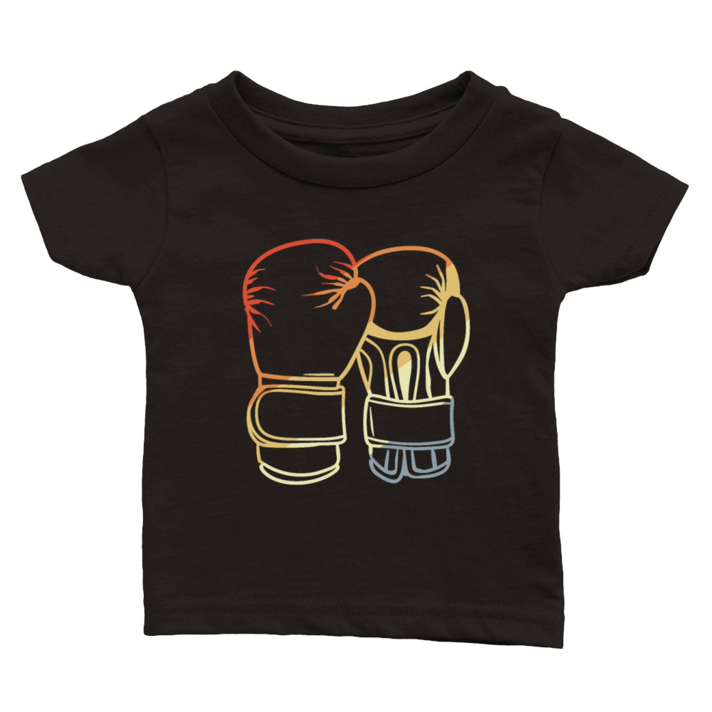 Vintage Boxing Gloves Graphic Classic Baby Crewneck T-shirt