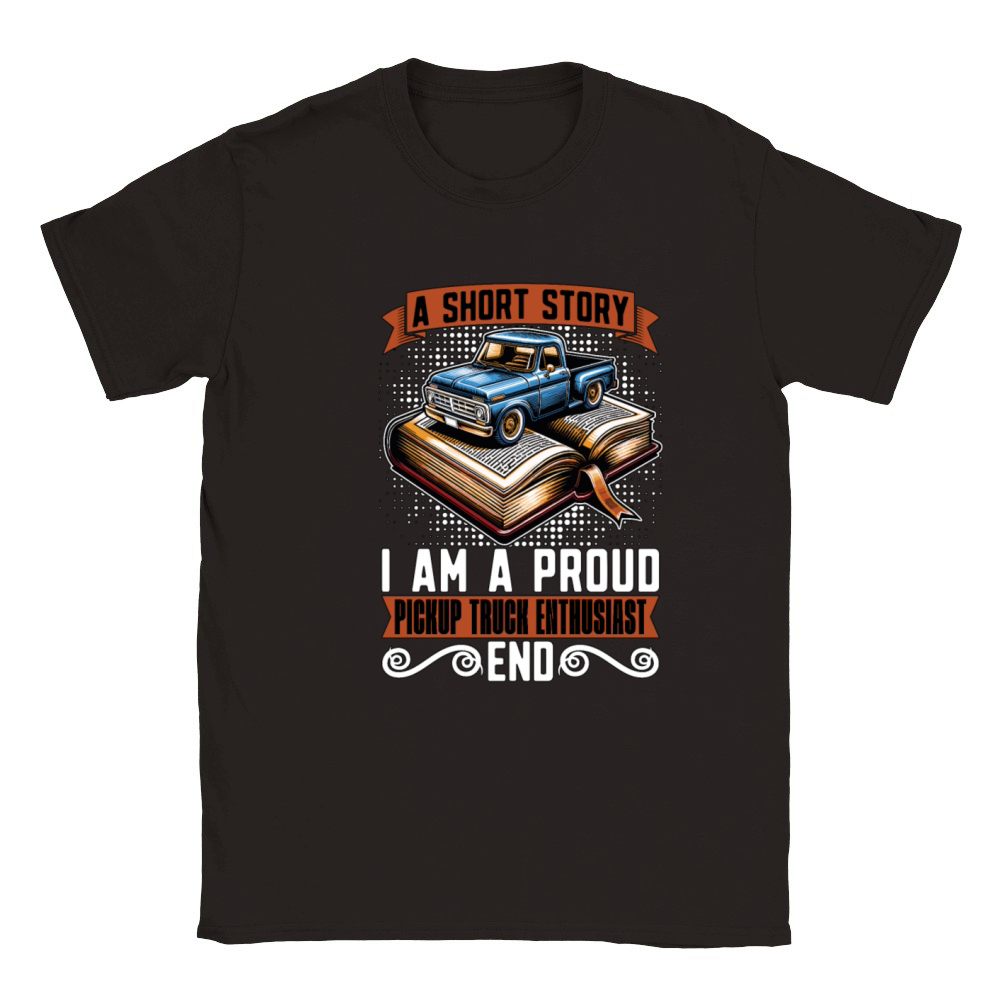 Pickup Truck A Short Story I Am A Truck Driver Classic Kids Crewneck T-shirt