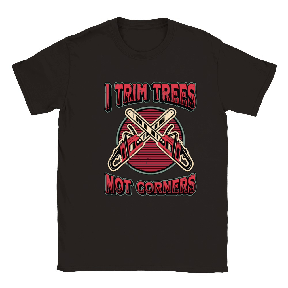 Tree Surgeons I Trim Trees Not Corners Woodworker Classic Kids Crewneck T-shirt