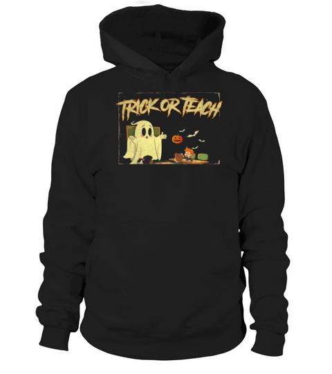 Trick or Teach for Teachers Halloween Vintage 2024 Hoodie Unisex